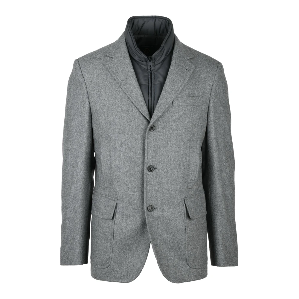 Fay - Jackets > Blazers - Gray - Fay - Modalova