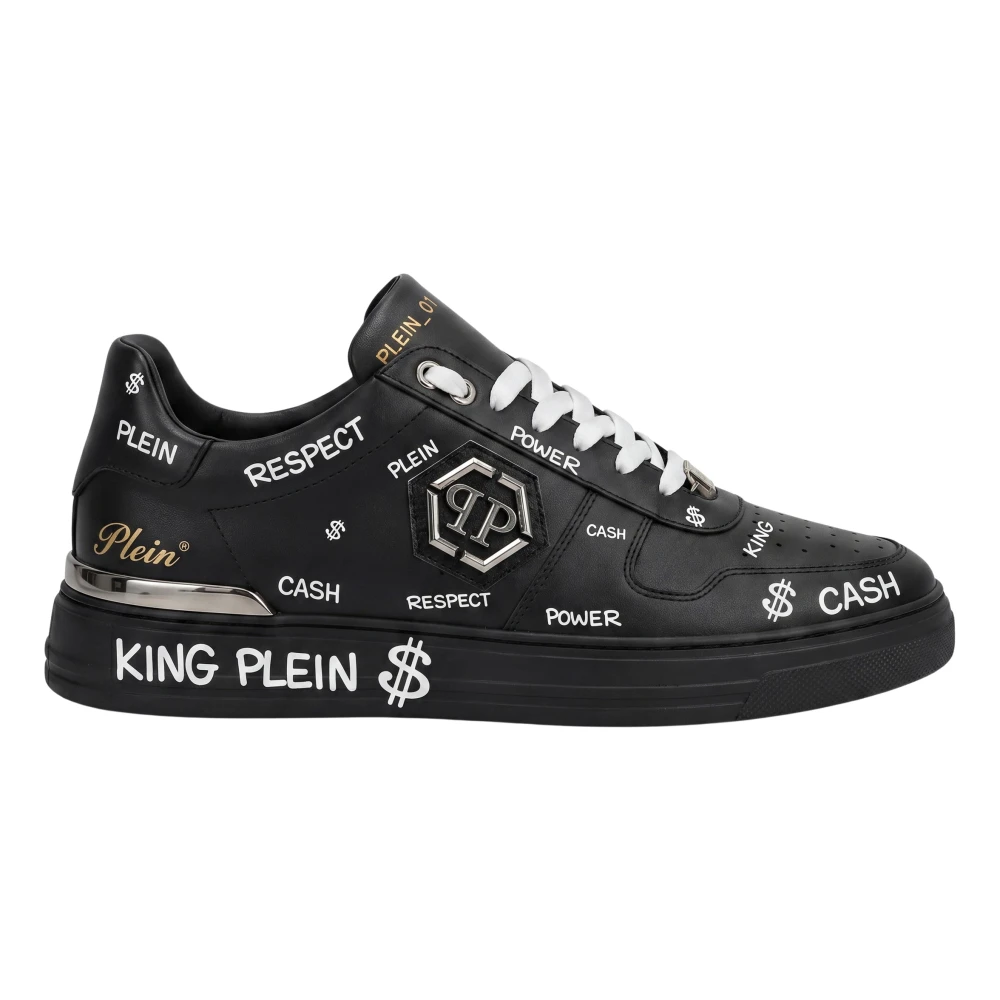 Philipp Plein T‑Rex 01 Graffiti Sneakers unisex Schoenen Zwart