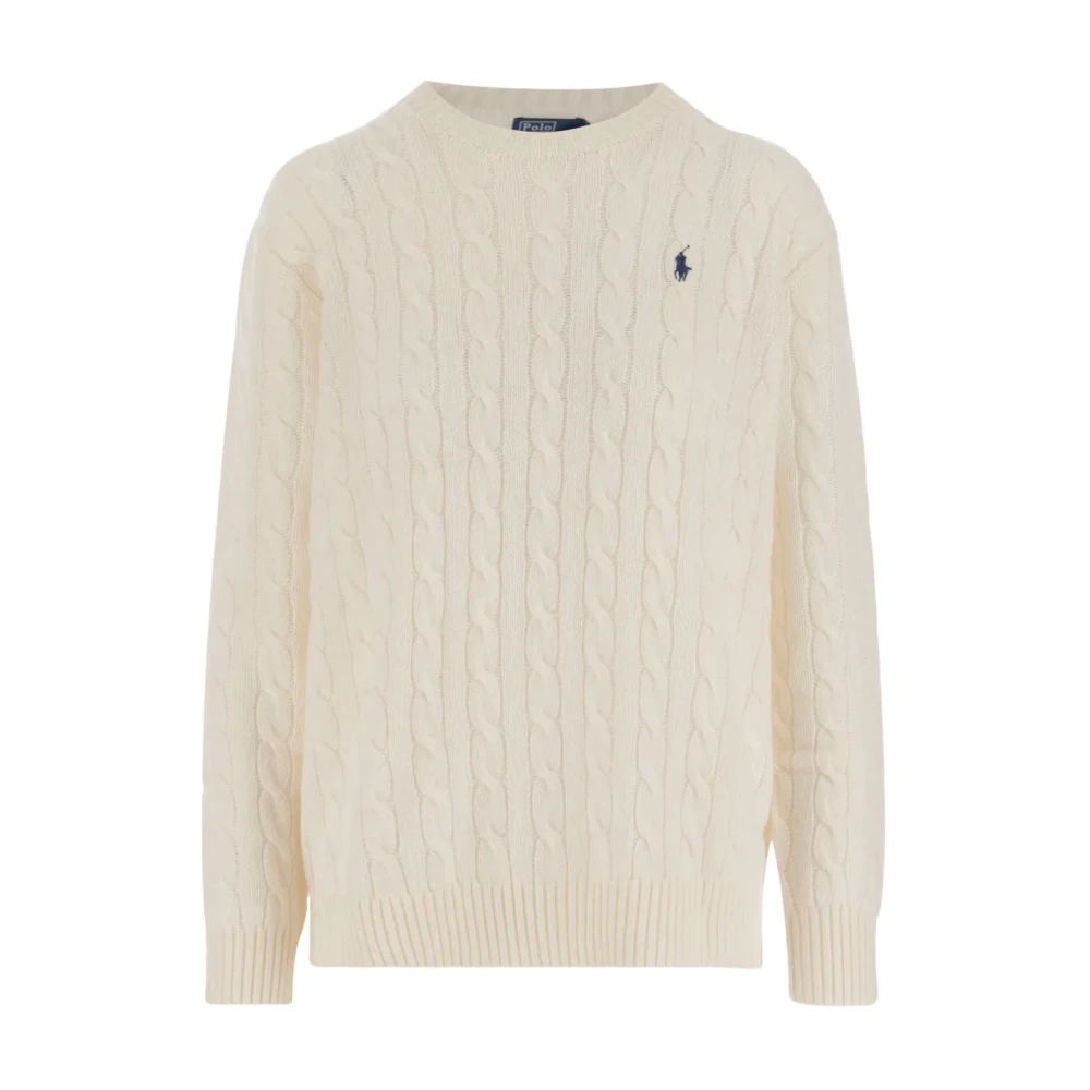 Polo Ralph Lauren Women's Beige Wool And Cashmere Sweater