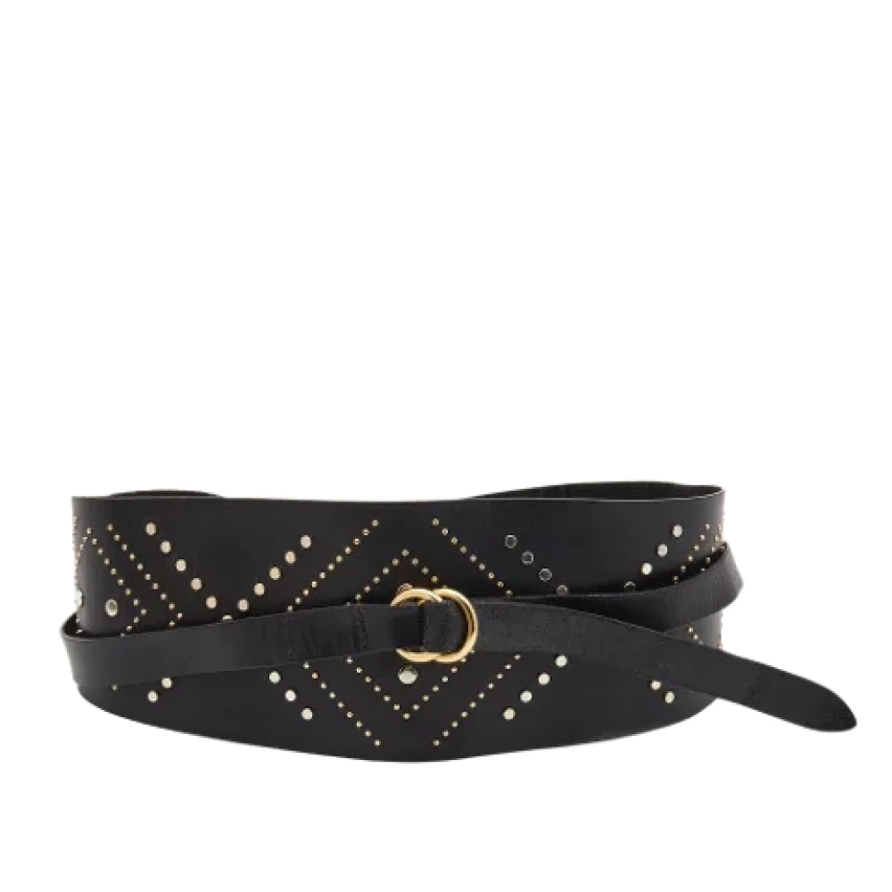 Isabel Marant Pre-owned Leather belts Black Dames