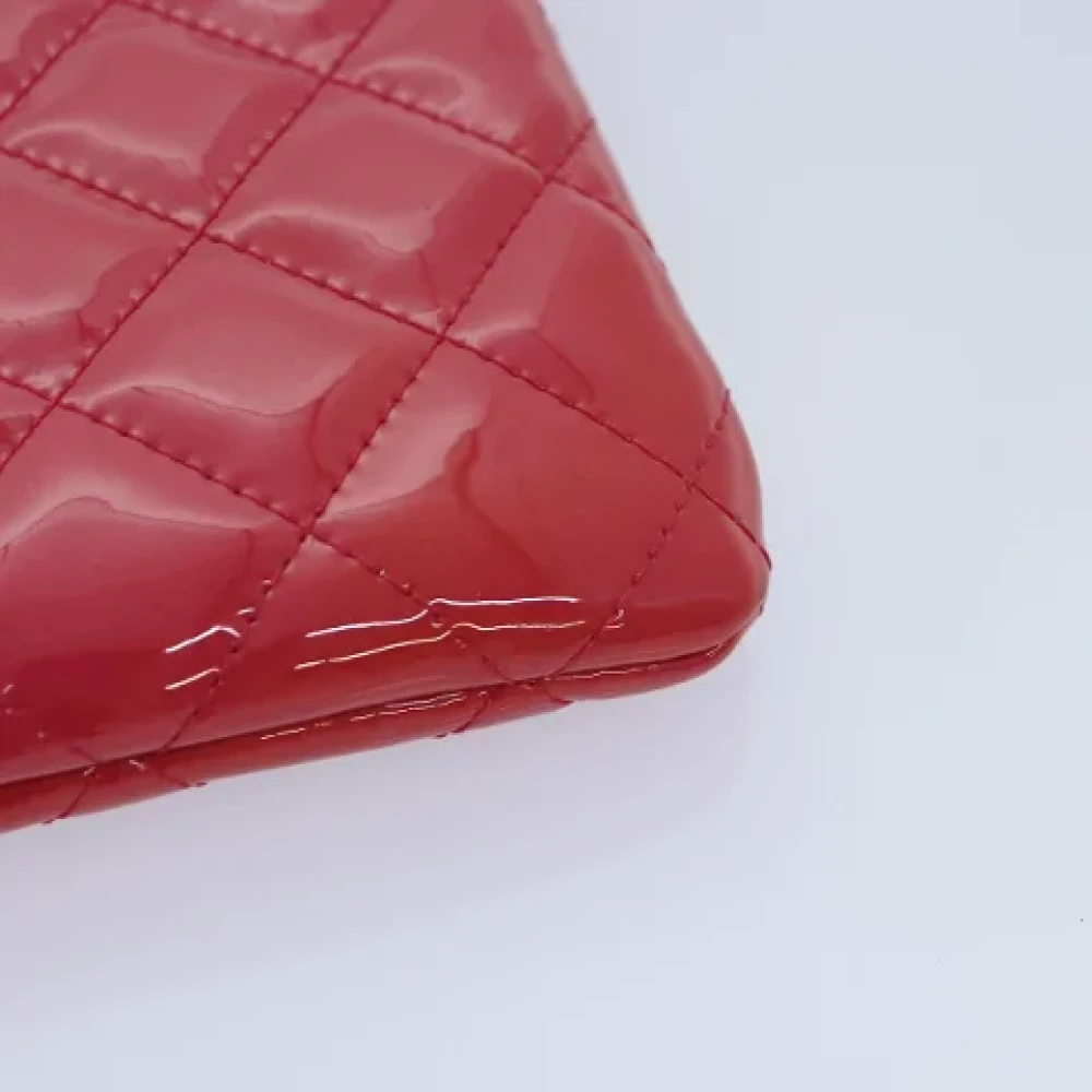 Chanel Vintage Pre-owned Leather clutches Pink Dames