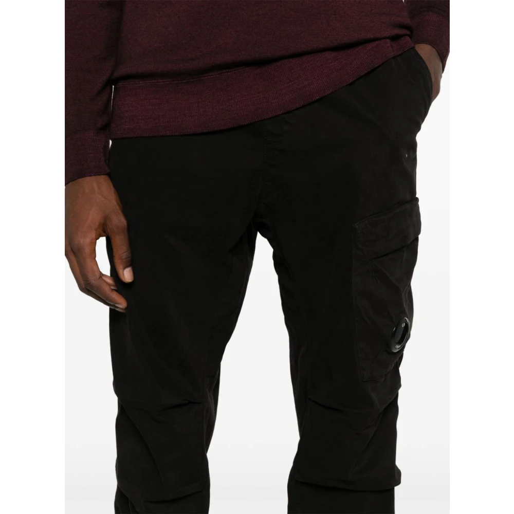 C.P. Company Zwarte Slim Fit Broek Black Heren