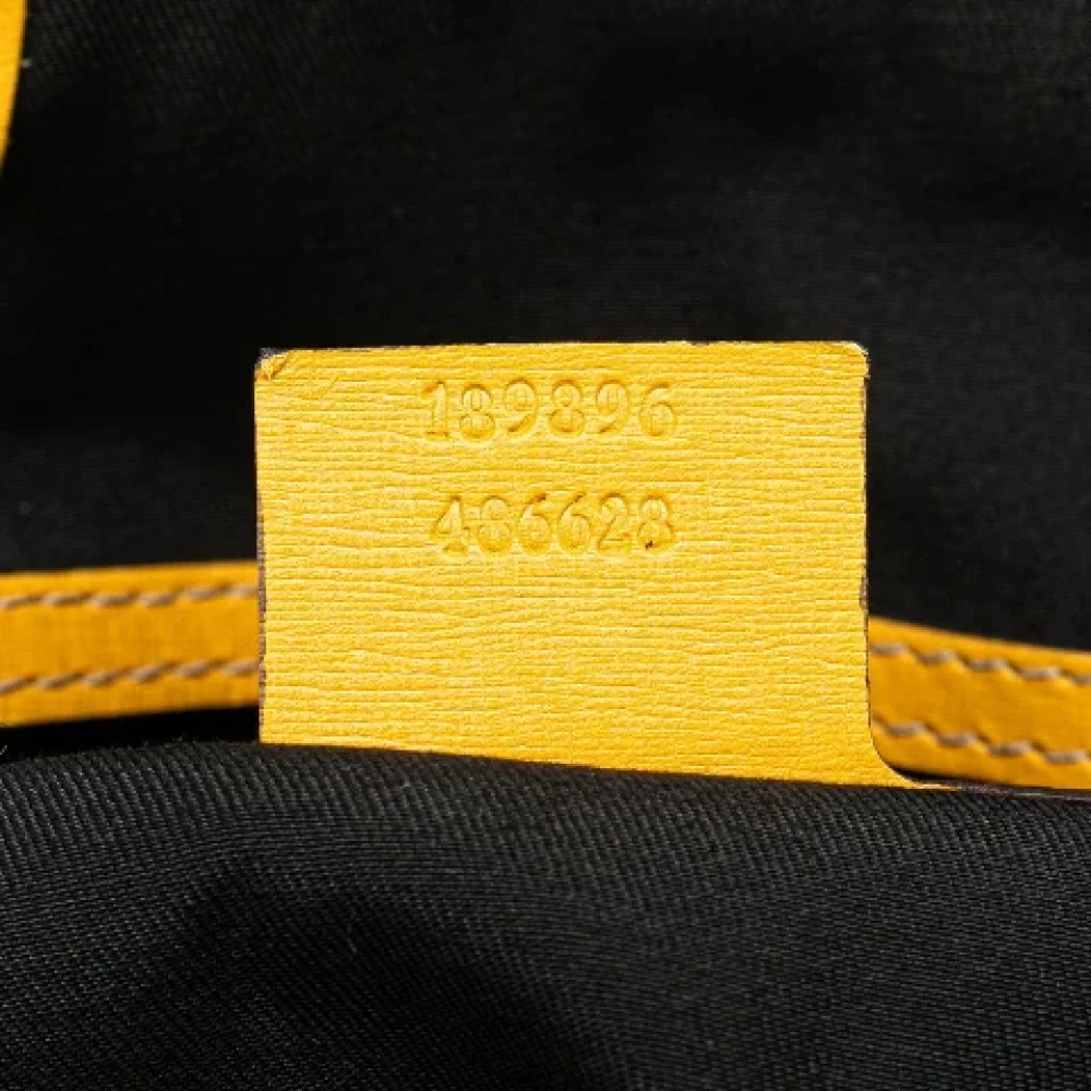 Gucci Vintage Pre-owned Canvas gucci-bags White Dames