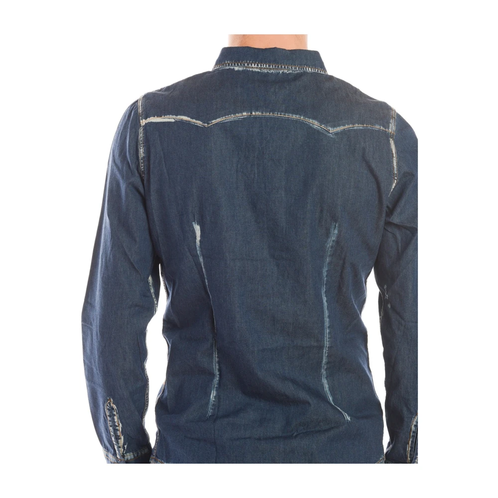 Daniele Alessandrini TRE Shirt Blue Heren