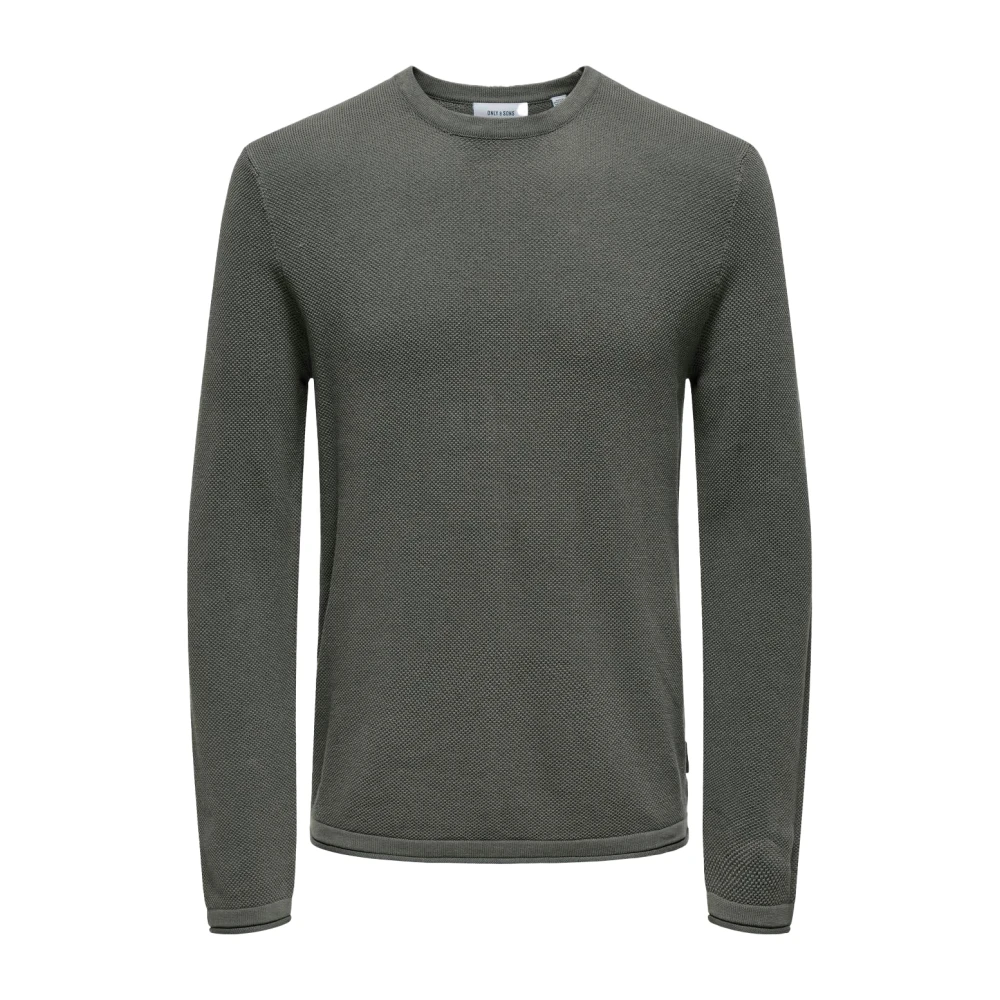 Only & Sons Stijlvolle Breigoed Collectie Gray Heren