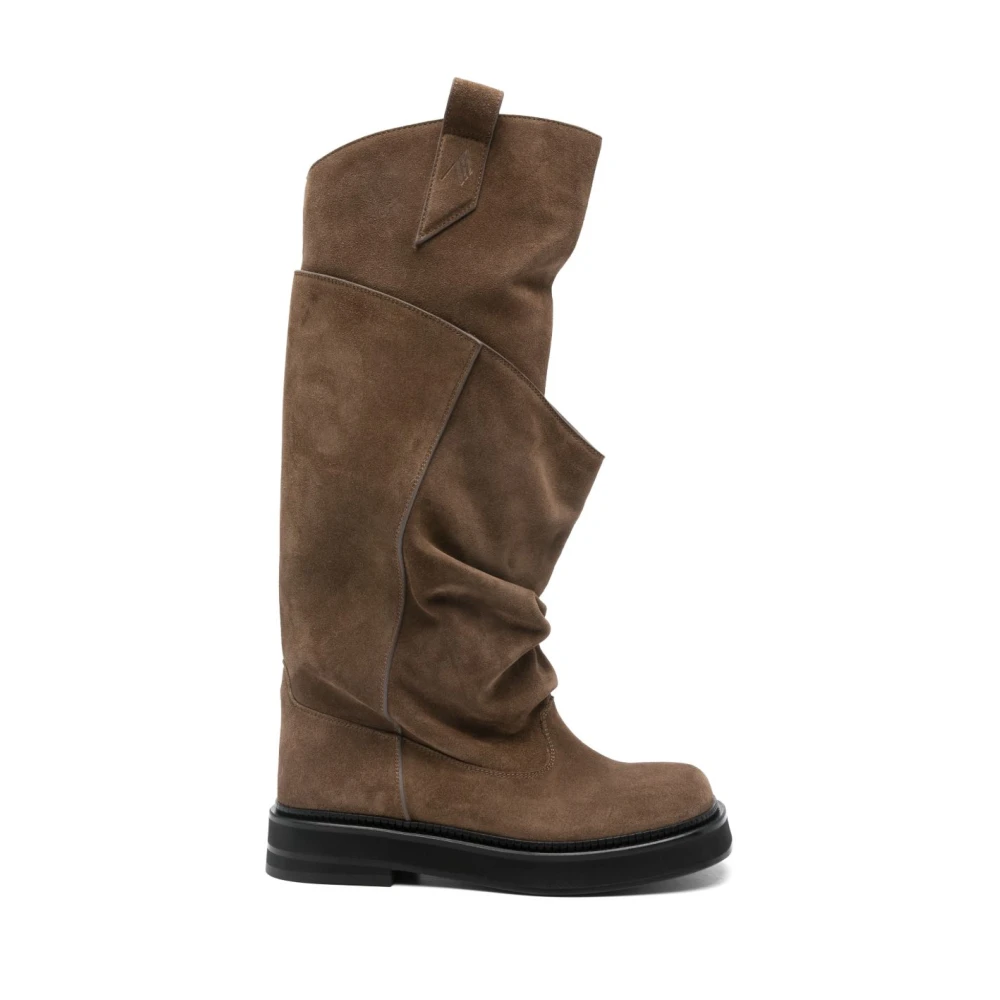 The Attico Ankle Boots - Female - High Boots - Brown - 7 Uk - Shoes