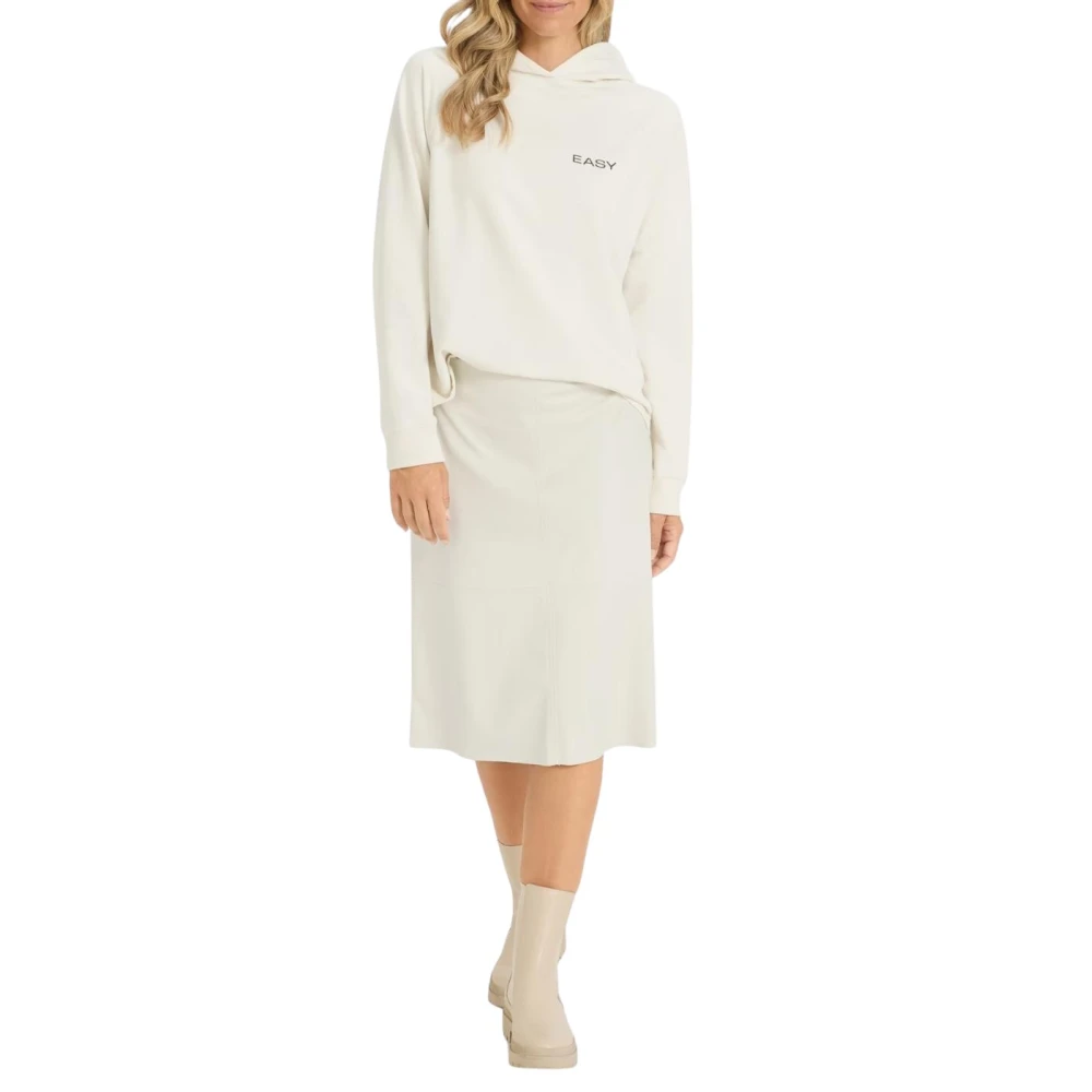 Juvia Women's Beige Midi Skirts, S, A-Line Midi Skirt