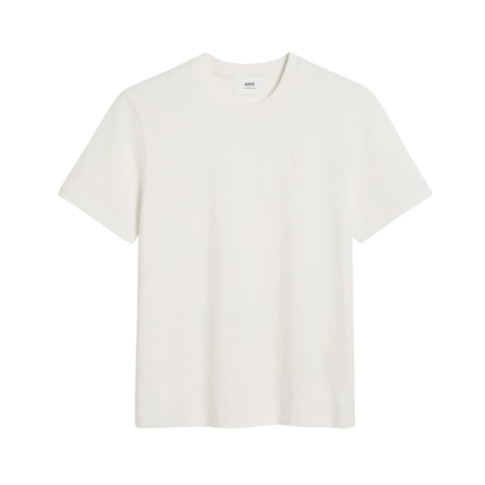 Ami Paris Uomo Bianco Top, S, New,