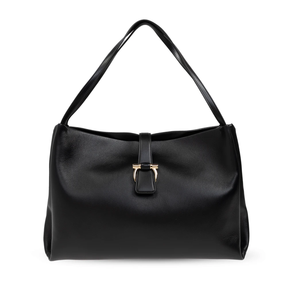 Salvatore Ferragamo Tas type shopper maat medium Black Dames