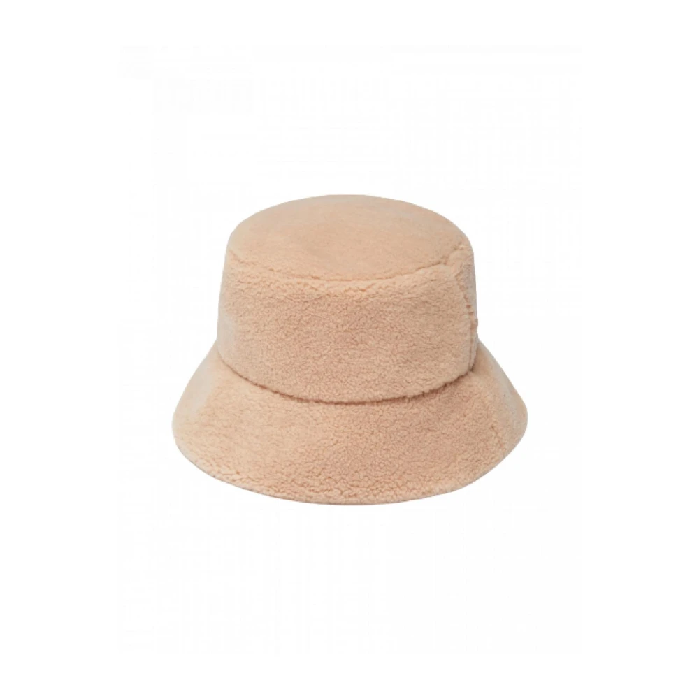 Pennyblack Omkeerbare emmerhoed pluche technische stof Beige Dames