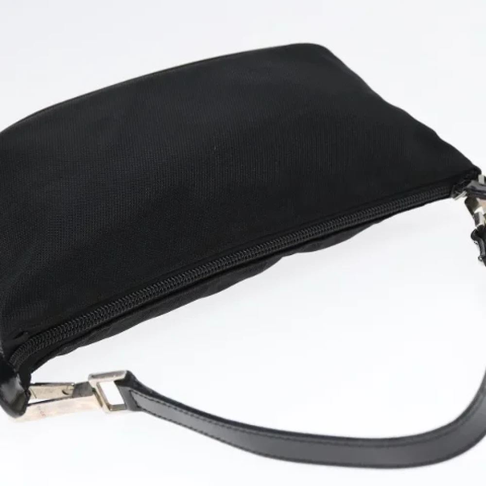 Gucci Vintage Pre-owned Nylon pouches Black Dames