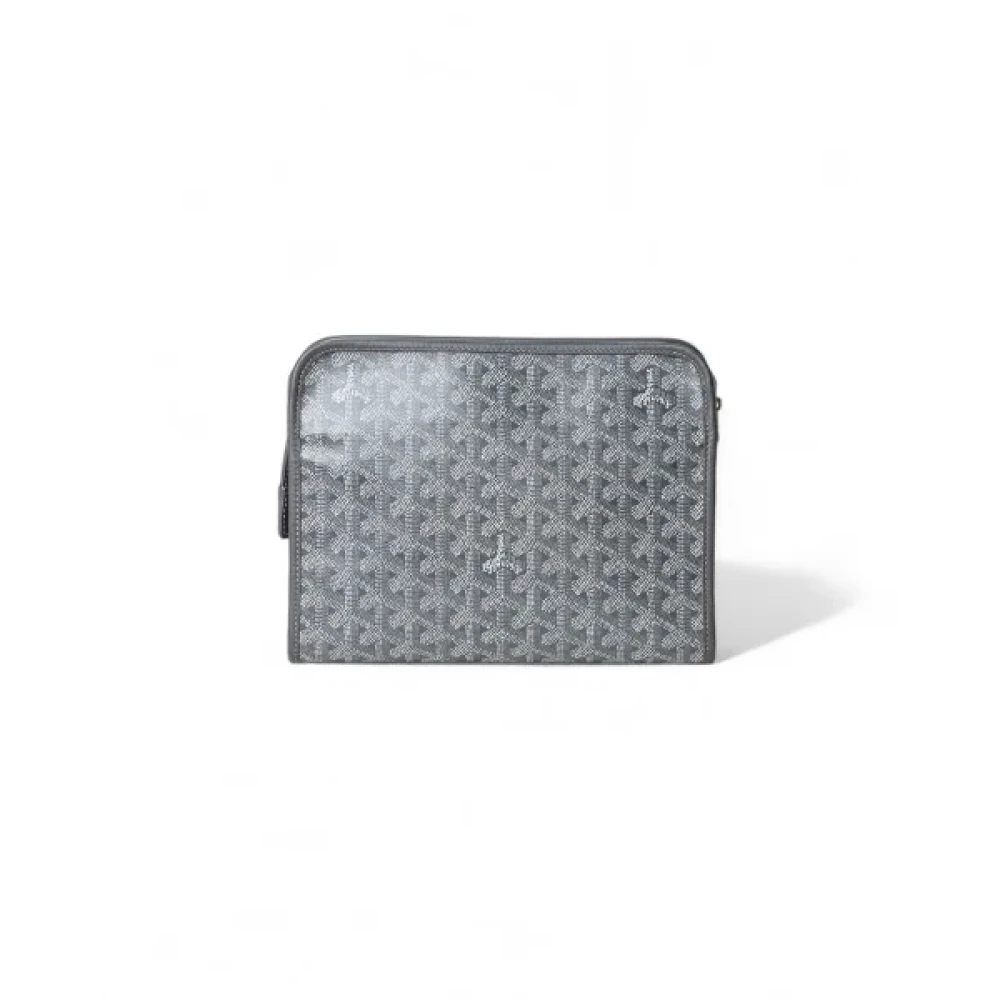 Goyard Vintage Pre-owned Fabric handbags Gray Dames