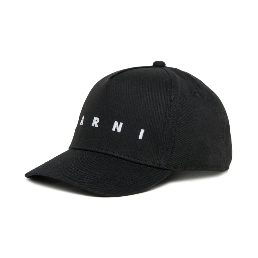 Marni Unisex Black Baseball Cap - Hats & Caps - L - Accessories