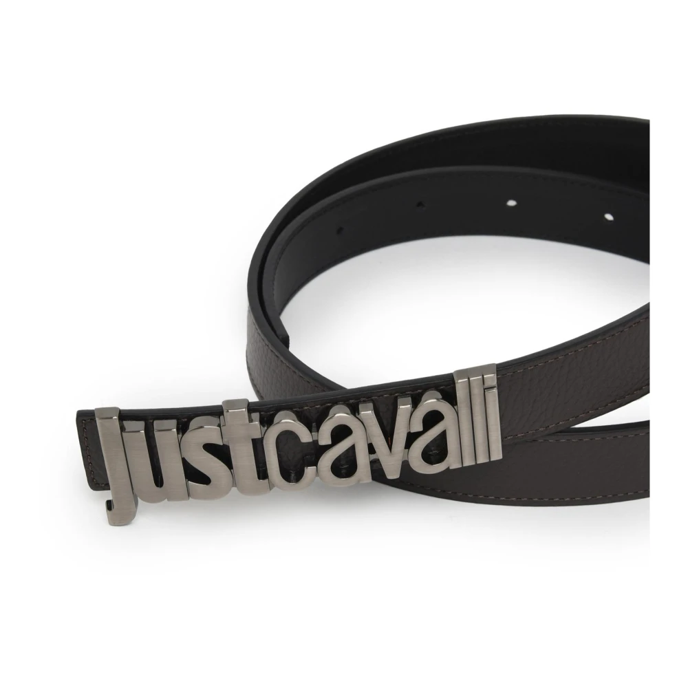 Just Cavalli Riemen Black Heren