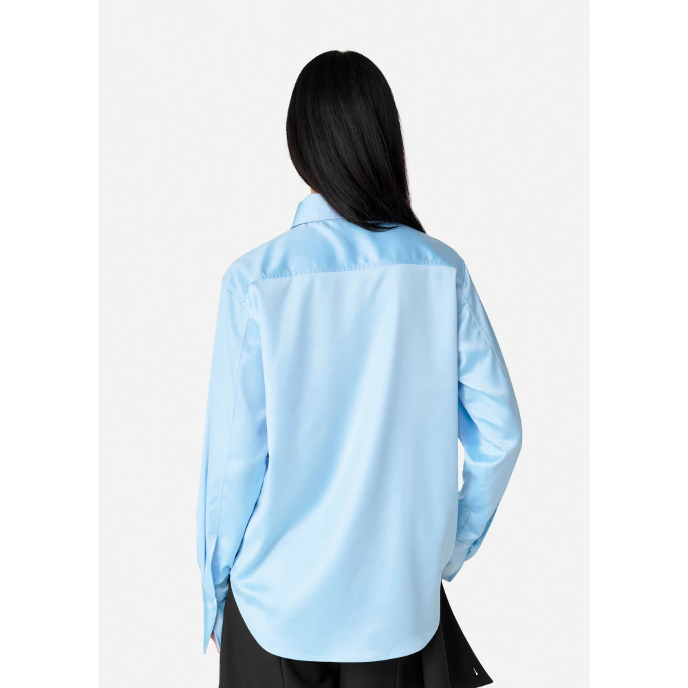 Axel Arigato Rumi Satin Shirt Blue Dames