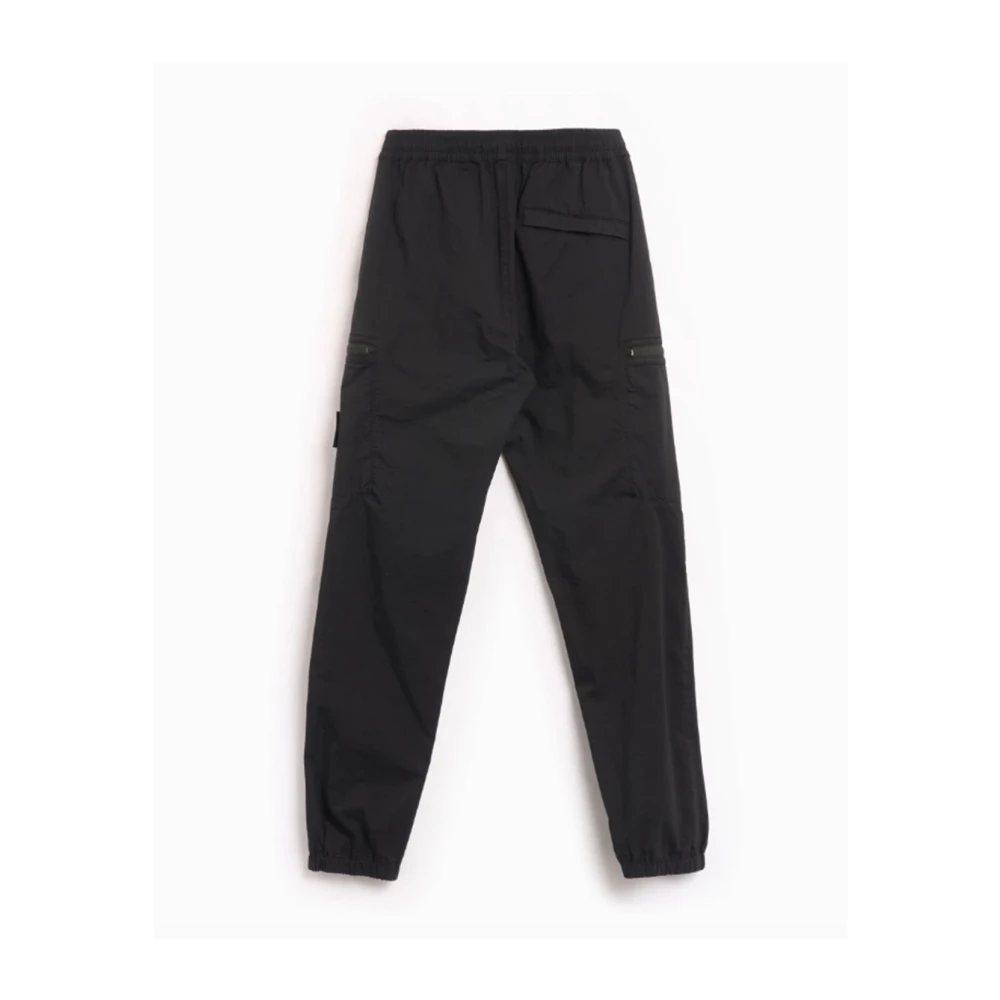 Stone Island Regular Tapered Pants Black Heren
