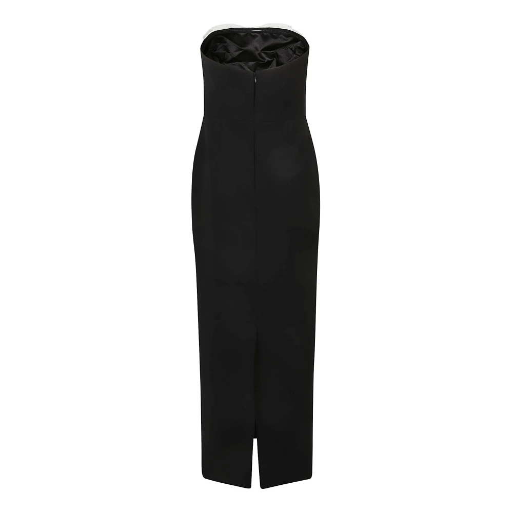 The New Arrivals Ilkyaz Ozel Zwarte Polyester Jurk Collectie Black Dames