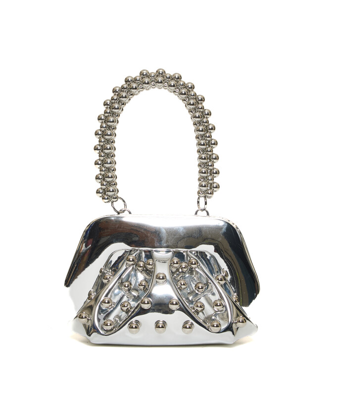 pochette-a-poignee-en-boule-cloutee-argentee