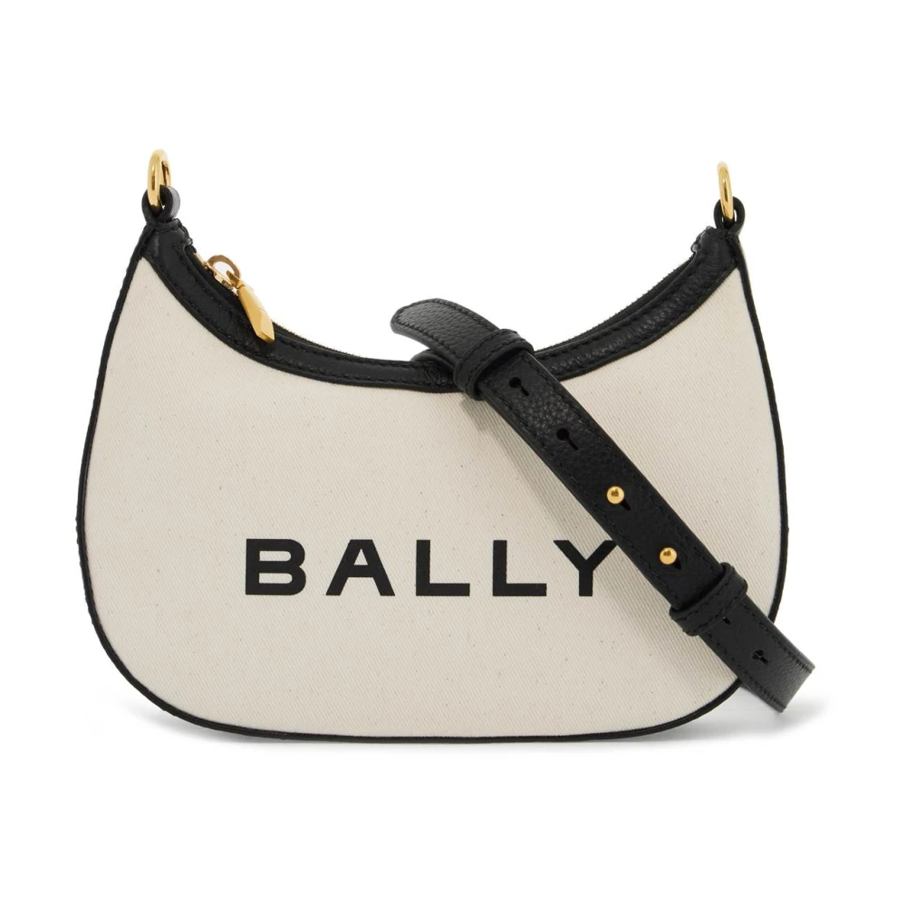 Bally Ellipse Bar Schoudertas Beige Dames