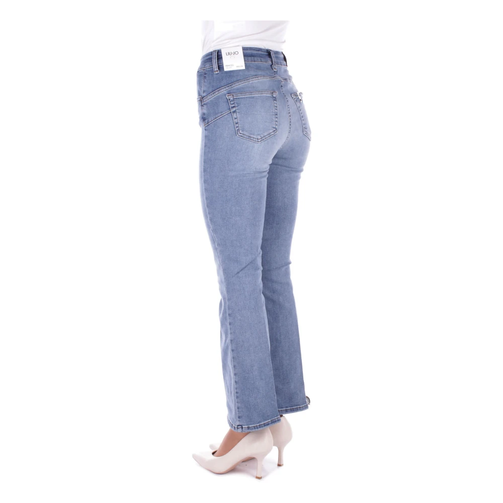 Liu Jo Denim Jeans met Logo Achterzak Blue Dames