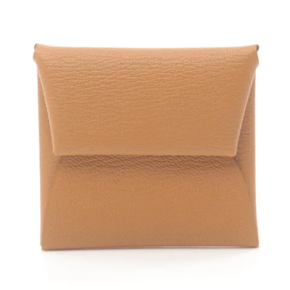 Hermès Vintage Pre-owned Leather wallets Brown Dames