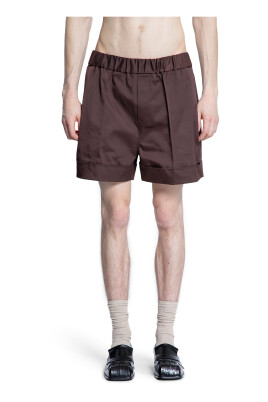 brown-twill-roll-up-shorts
