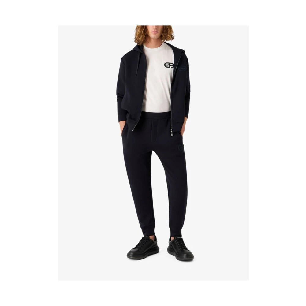 Emporio Armani Wit Logo Crew Neck T-shirt White Heren