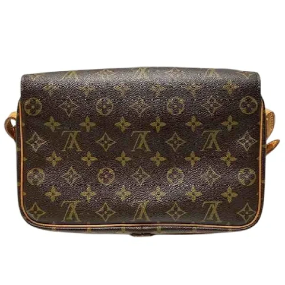 Louis Vuitton Vintage Pre-owned Fabric shoulder-bags Brown Dames