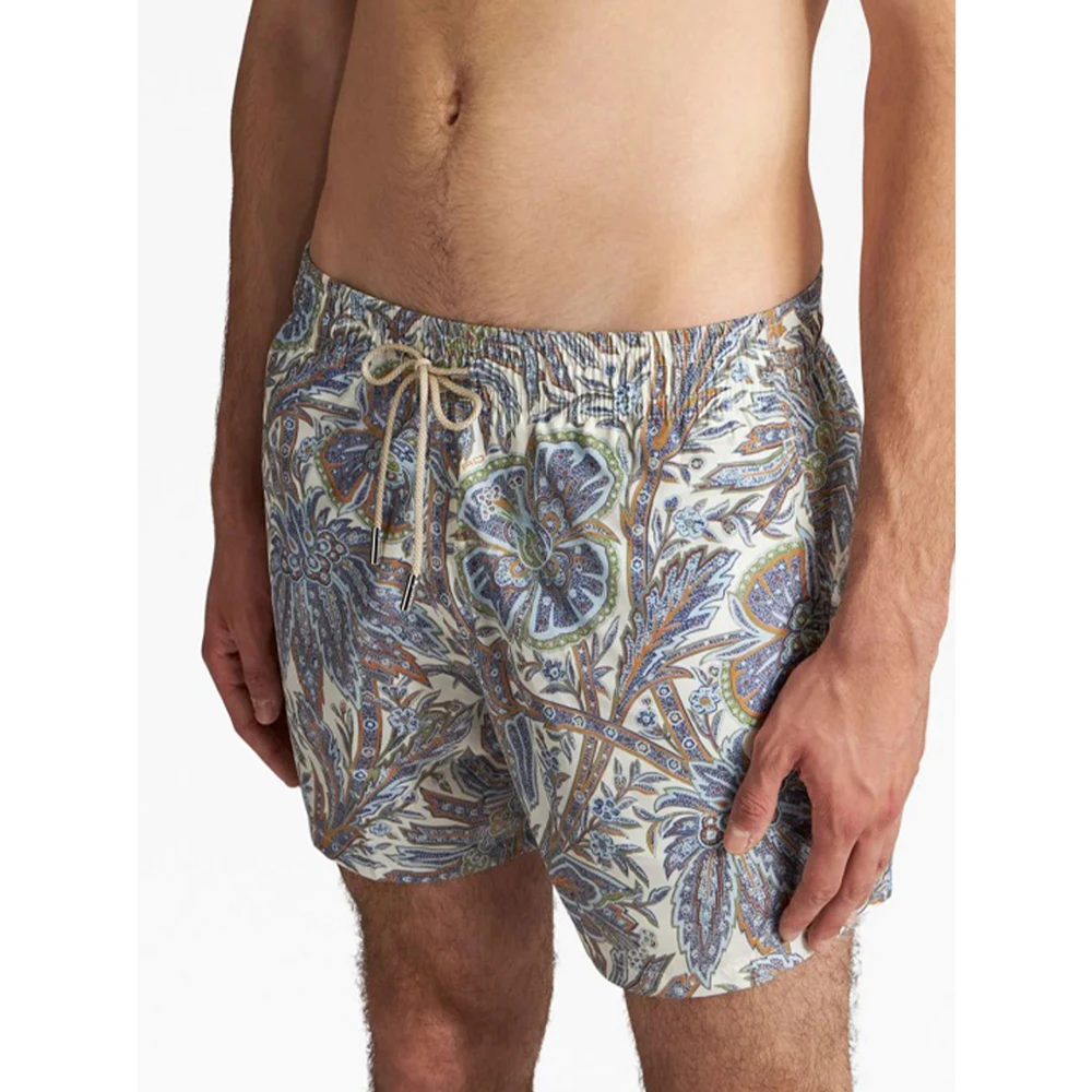 ETRO Paisley Foliage Shorts Multicolor Heren