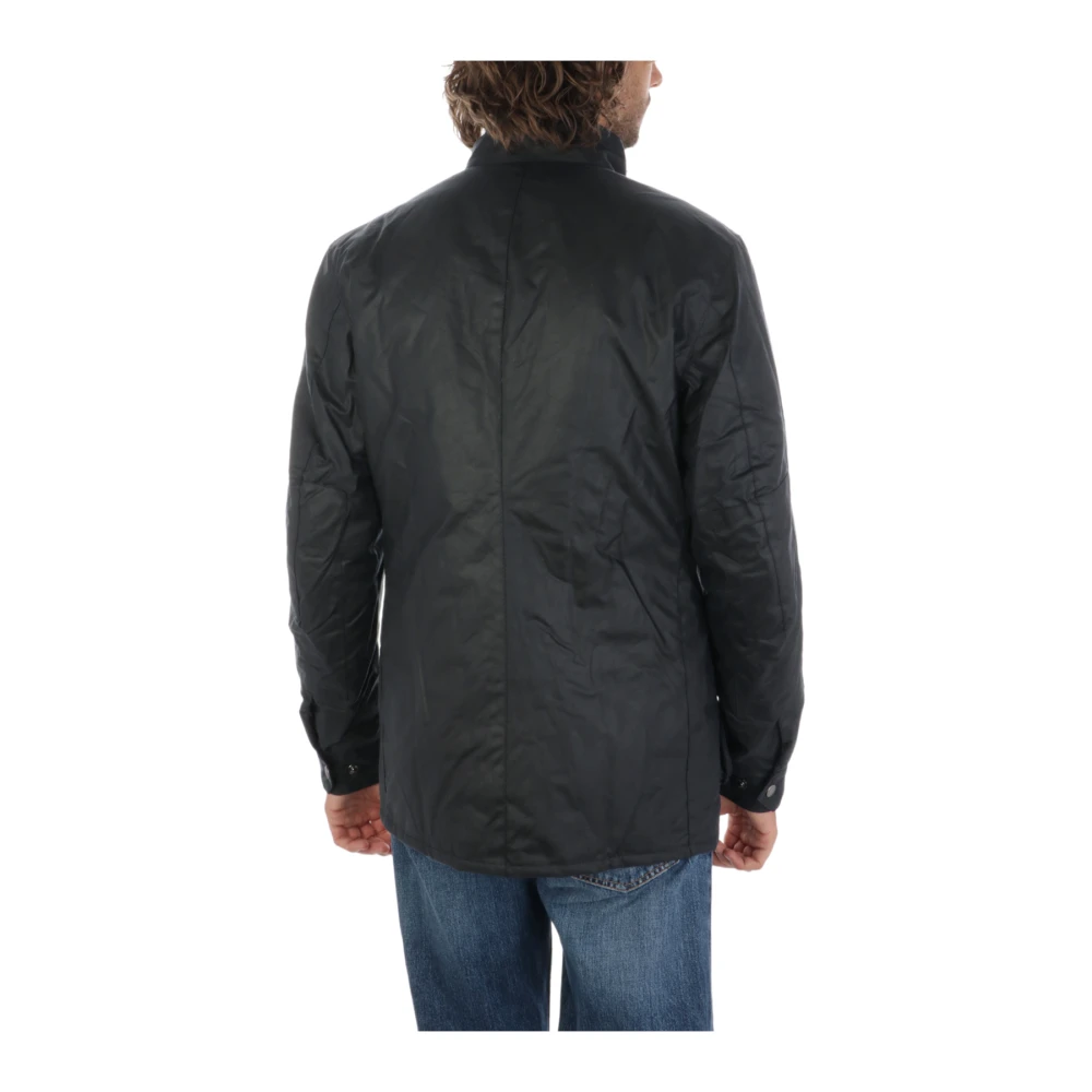 Barbour Duke Waxjas Klassieke Stijl Black Heren