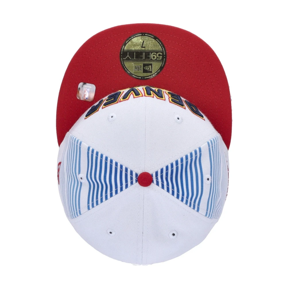 new era Denver Nuggets Platte Klep Pet White Heren