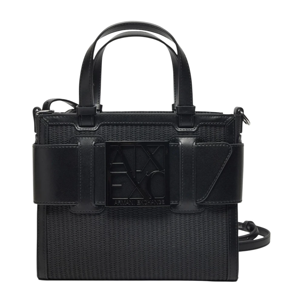 Armani Exchange Damen Schwarz Taschen, K, One Sizegröße: