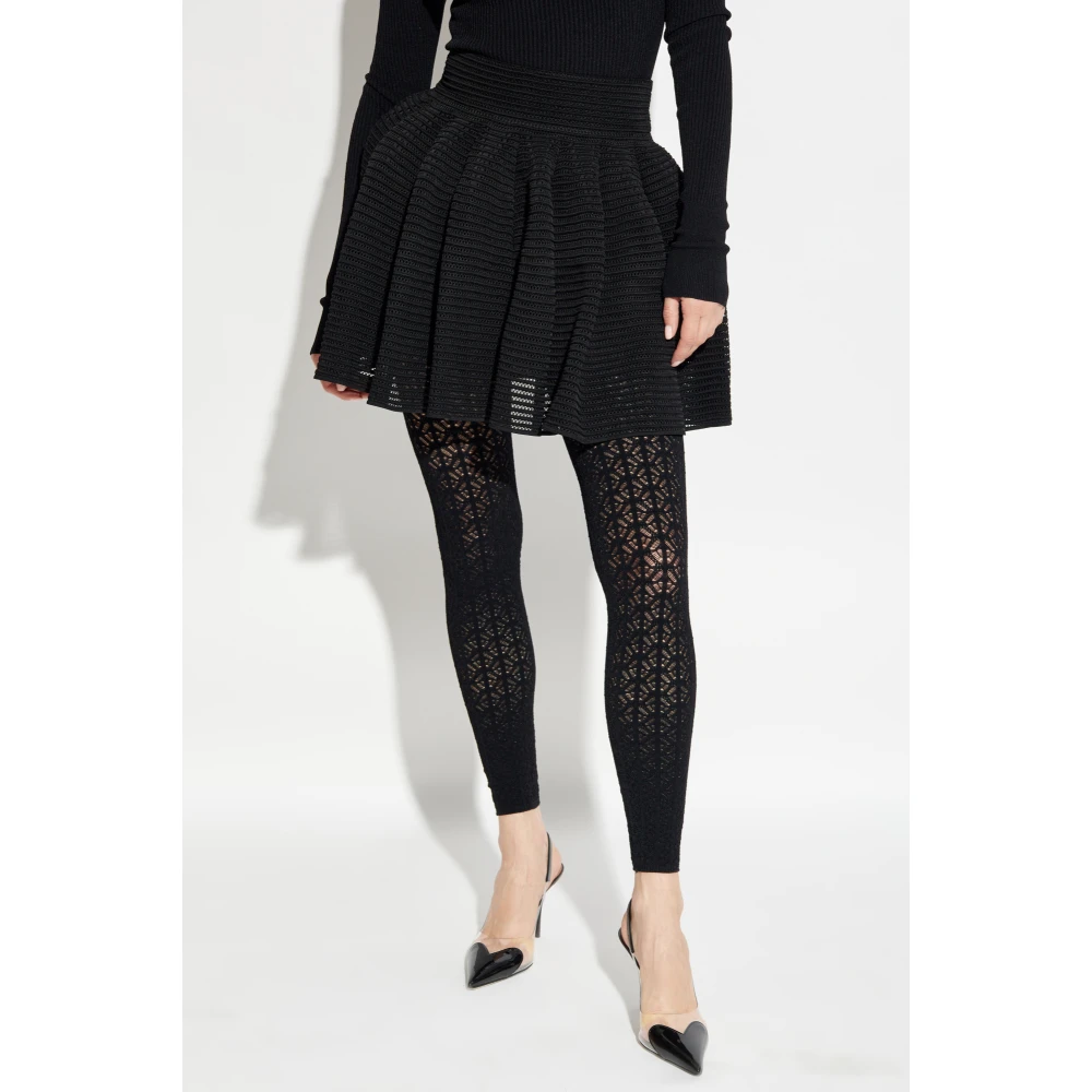 Alaïa Tweedlaagse rok Black Dames