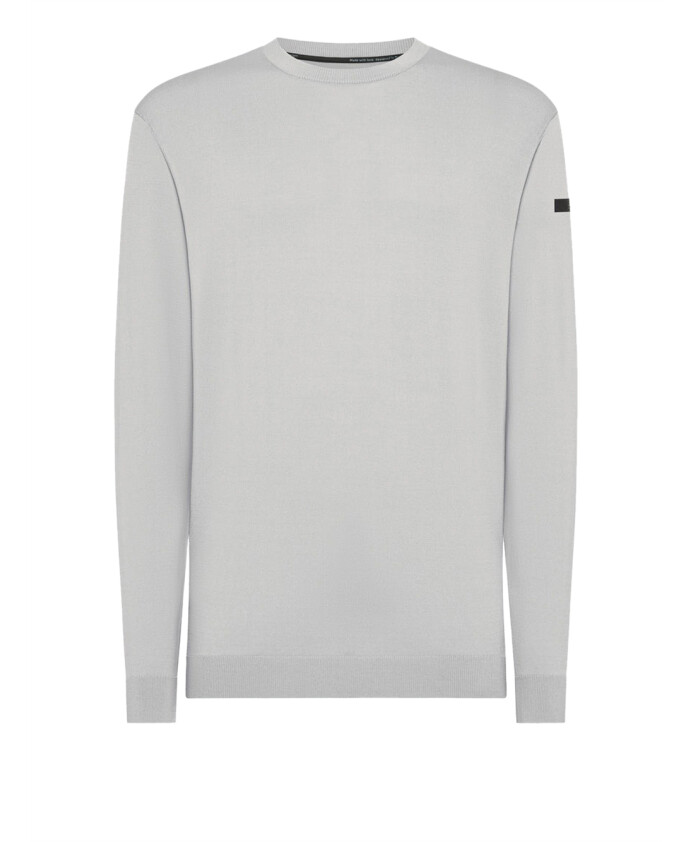 pull-gris-col-rond