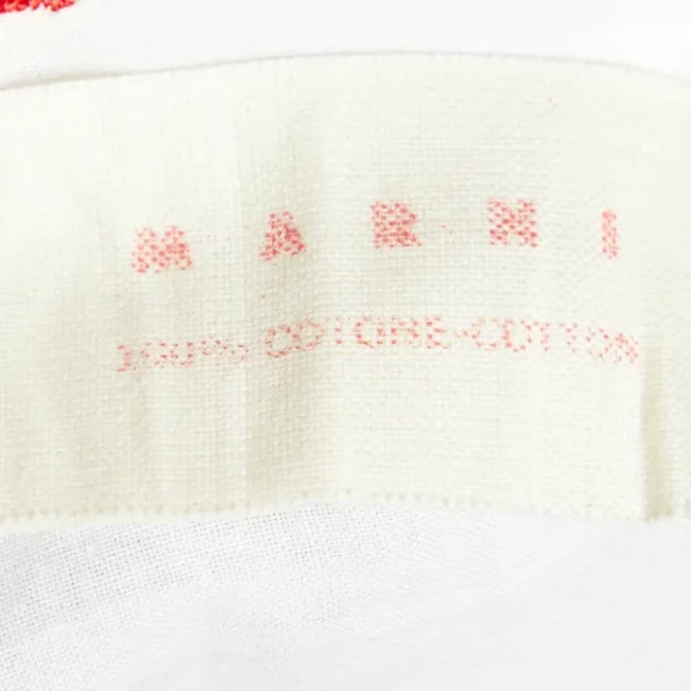 Marni Pre-owned Cotton tops White Dames