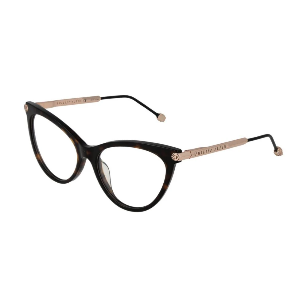 Philipp Plein Women's Brown Glasses, One Size, Cateye Optical Frames