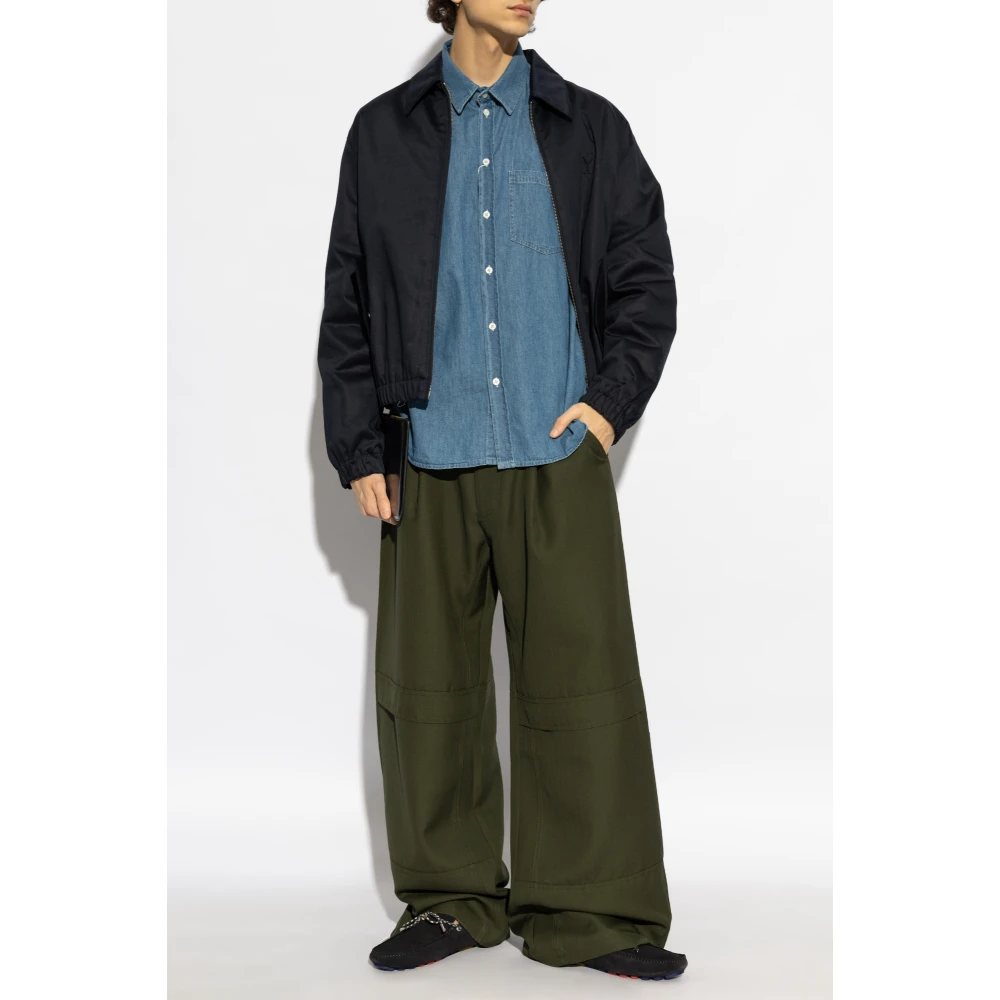 Samsøe Saryan Denim Overhemd Blue Heren