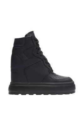 High Top Leather Sneakers