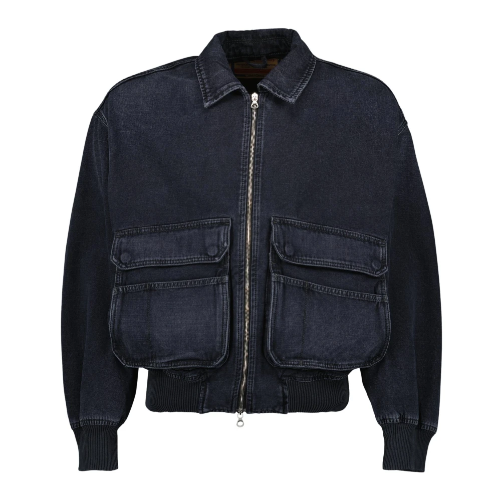 Diesel Korte Jean Bomberjack Black Dames
