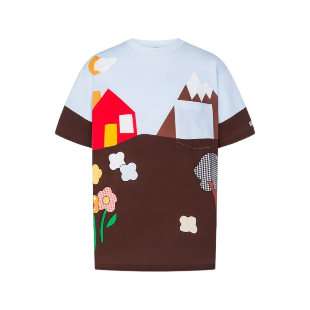 Moschino Unisex Camiseta Archive De Punto De Algodón