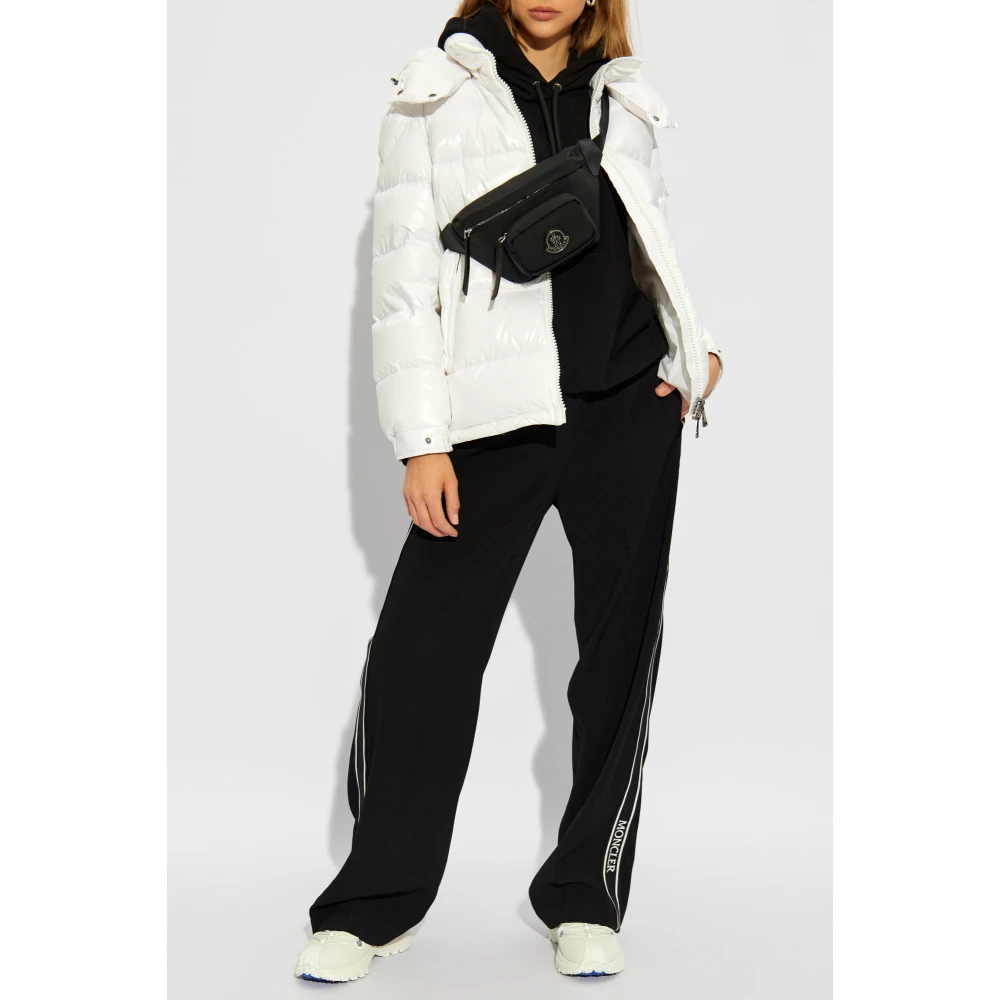 Moncler Broek met zijstrepen Black Dames