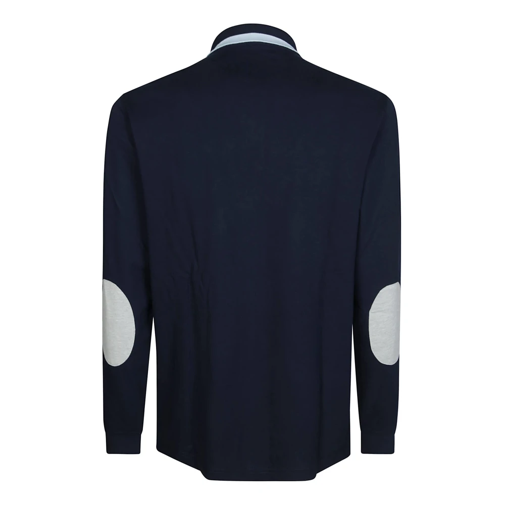 Sun68 Gestreept Poloshirt Blue Heren