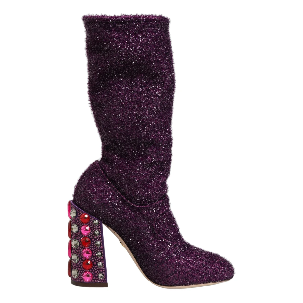 Dolce & Gabbana Donna Viola Scarpe, 38 Eu, New,