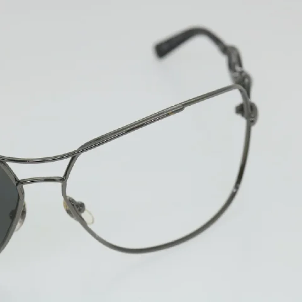 Gucci Vintage Pre-owned Metal sunglasses Black Dames