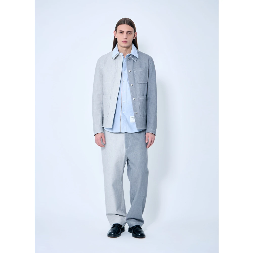 Thom Browne Contrastpaneeljas Multicolor Heren