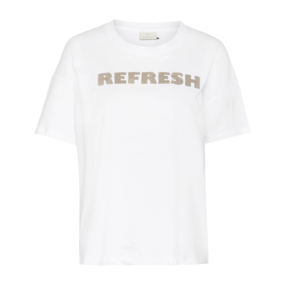 Kaffe - Tops > T-Shirts - White - Kaffe - Modalova
