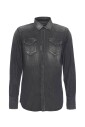 black-western-denim-shirt