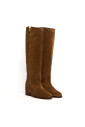 botte-en-daim-marron