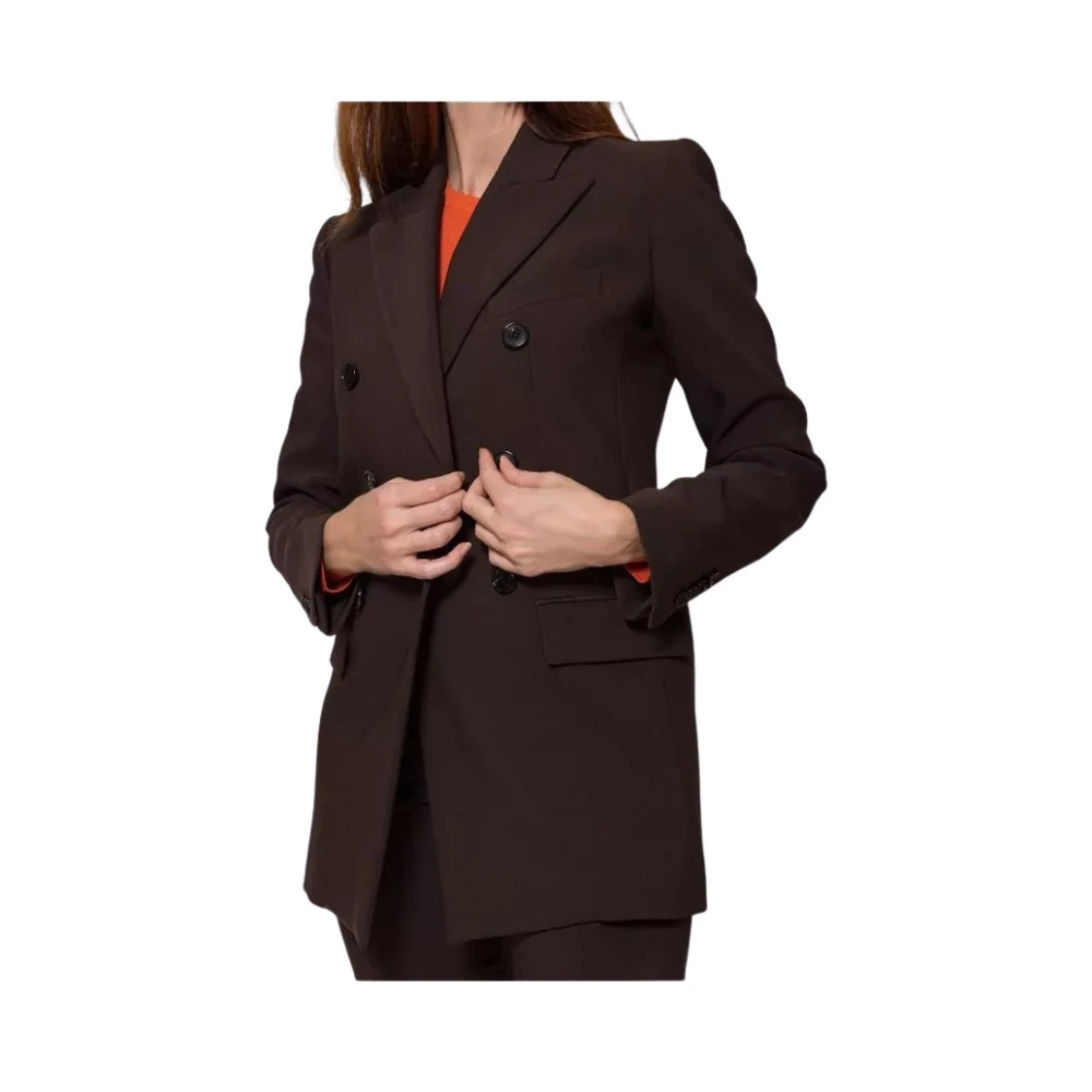 Michael Kors Privegelment Collection Blazer Brown Dames