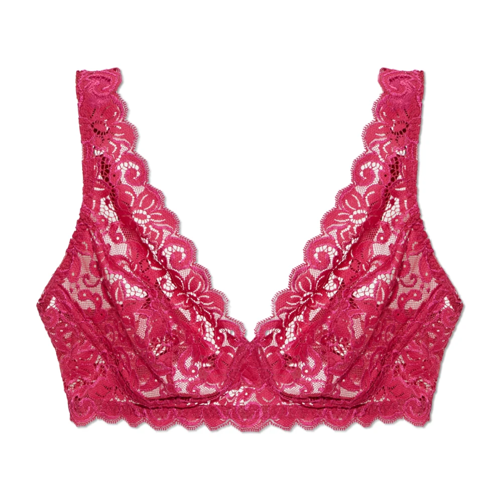 Hanro Vrouw Roze Ondergoed Dames, 75B Eu, Moments Bh Zonder Beugel
